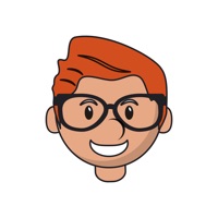 Mann-Karikatur mit Brille-Symbol. Avatar Menschen und Person Thema. Isoliertes Design. Vektor-Illustration